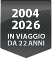 2004 - 2026 in viaggio da 22 anni